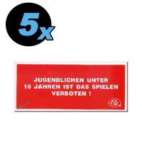 5 StAufkleber  "Jugendlichen unter  gallery