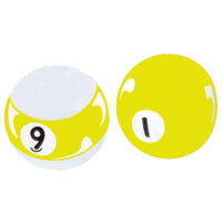 Aufkleber Poolball Nr. 1 u. 9 40cm gallery