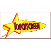 Werbeschild "Touchscreen" Supe gallery