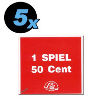Aufkleber 1 Spiel 50 Cent 50x45mm gallery