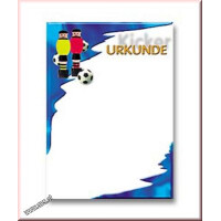 Urkunde Kicker 21x30cm gallery