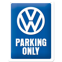Blechschild - VW parking gallery