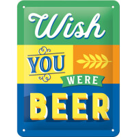Blechschild - Wish You Were BEER gallery