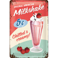 Blechschild Milkshake 20 x 30 cm gallery