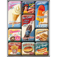 Magnet Set - American Diner - Magnetset gallery