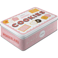 Vorratsdose flach L - Cookies - 23x16x7  gallery