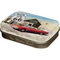 Pillendose - Route 66 mit US-Car - Blech gallery