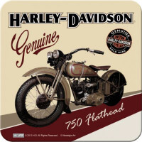 Metall Untersetzer - Harley Davidson Fla gallery