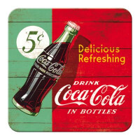 Metall Untersetzer - Coca Cola 5c mit Fl gallery