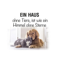 Hänge Blechschild Haus ohne Tiere,  gallery