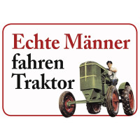 Hänge Blechschild Echte Männer gallery