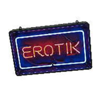 Neon "Erotik"  50x30x8cm ** gallery
