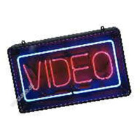 Neon "Video"  50x30x8cm ** gallery
