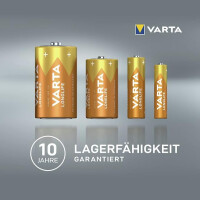 Batterie Longlife Mono R20 D Alkaline 1,5 Volt 4 Stück