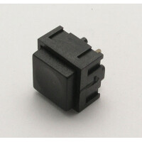 Taster klein printbar schwarz 12,5x12,5mm H&ouml;he 10mm