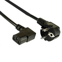 Netzkabel mit Winkel-Schuko-Stecker u. K gallery