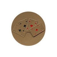 Poker Emblem Bronze Durchmesser: 40 mm gallery