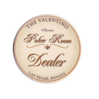Poker Dealer Chip Valentino