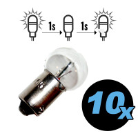Lampe Blinklampe, 10 St&uuml;ck