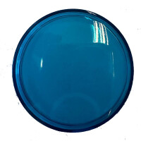 Linsen Kappe f&uuml;r 61 mm leuchttaster rund Farbe blau