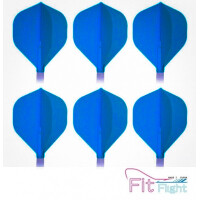 Flight Set (6 Stk) Fit Standard Polyester Cosmo dunkel blau