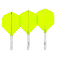 Red Dragon Nitro Flite Schaft weiß und Flight gelb