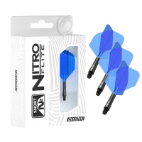 Red Dragon Nitro Flite Schaft schwarz und Flight blau