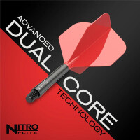Red Dragon Nitro Flite Schaft schwarz und Flight rot