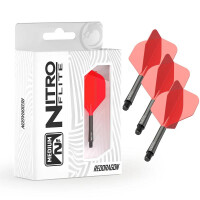 Red Dragon Nitro Flite Schaft schwarz und Flight rot