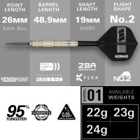 Steel Dartset Dimitri van den Bergh 95K SP 2025