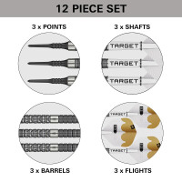 Soft Dartset Redux 10 90% 18g 2025