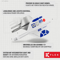 K-FLEX (3 Stk) Flight & Schaft R2D2 Starwars (No6)