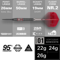 Steel Darts (3 pcs) Nathan Aspinall 95K  gallery