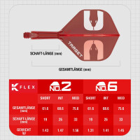 K-FLEX (3 pcs) Flight & Shaft (No 2) Nathan Aspinall 2025