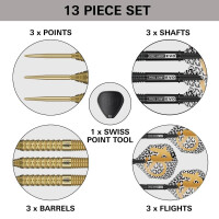 Steel Dartset Bolide Envy 90% 02 / Swiss Point SP