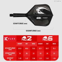 K-FLEX (3 pcs) Flight & Shaft Starwars Mandalorian (No6) Gift Set 2026