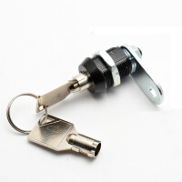 Tumbler Key Lock KD 22 mm - 7/8" black