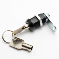 Schloß 1 1/8" KD Rundschlüssel schwarz