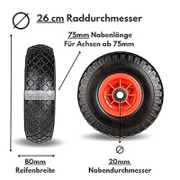 Rad Bollerwagen Reifen  Radbefestigung E gallery