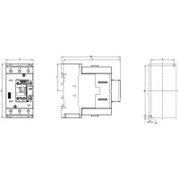 Siemens 3RT2046-1KB40 Power Contactor, 3 NO Contacts, 1000 V/AC