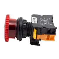 Not-Aus-Drucktaster 12 V DC, LED-beleuchtet, E-Stop / EPO, P