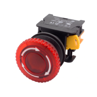 Not-Aus-Drucktaster 12 V DC, LED-beleuchtet, E-Stop / EPO, P