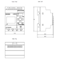 LOGO 8 Basic mit 6-zeilig. LCD-Display, Tasten, Ethernet