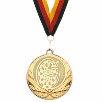 Dart-Medaille mit Band, gold gallery