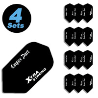 4 Flight Sets Slim Polyester Xtra Strong schwarz