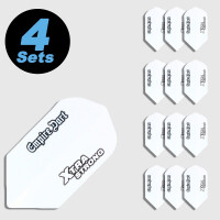 4 Flight Sets Slim Polyester Xtra Strong weiss