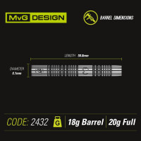 Dartset Authentic Michael van Gerwen