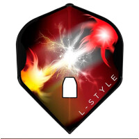 Flight Set Standard L-Style Mensur Suljovic "FUSION" schwarz