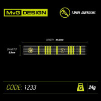 Steel Dartset Michael van Gerwen MvG Amb gallery