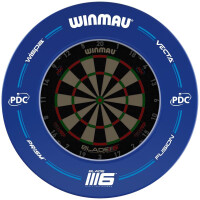 PDC Dartboard Auffangring blau